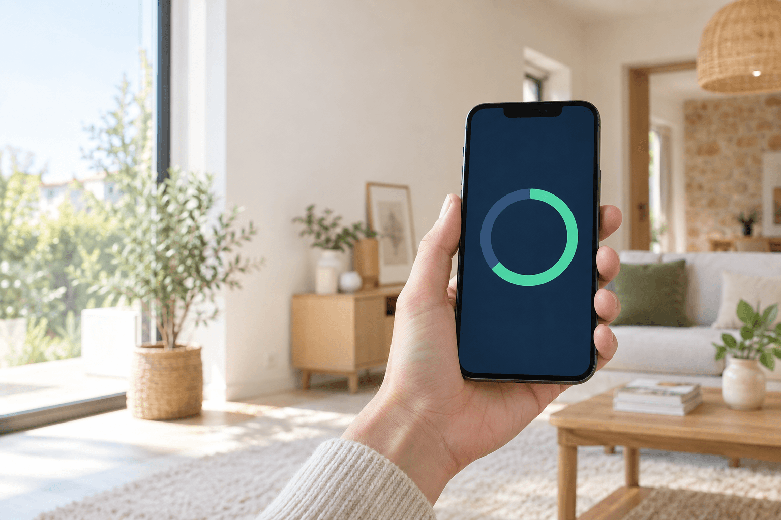 Suivi d’un projet d’isolation des murs depuis un téléphone.